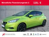Nissan Micra 1.0 ACENTA SHZ+GRA+KLIMA+MFL+MFA+BT - Nissan Micra: Grün