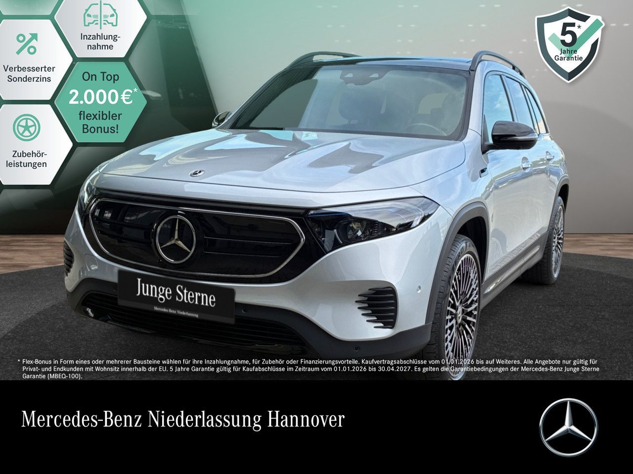 MERCEDES-BENZ EQB 350 4M Progressive/Night/Pano/20"/Distr/Memo