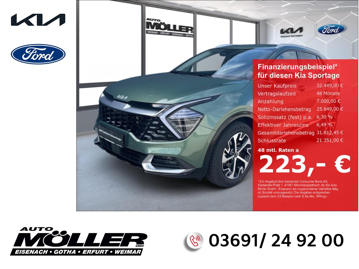 Kia Sportage 1.6T Spirit DCT7 Drive Kamera Navi LED 