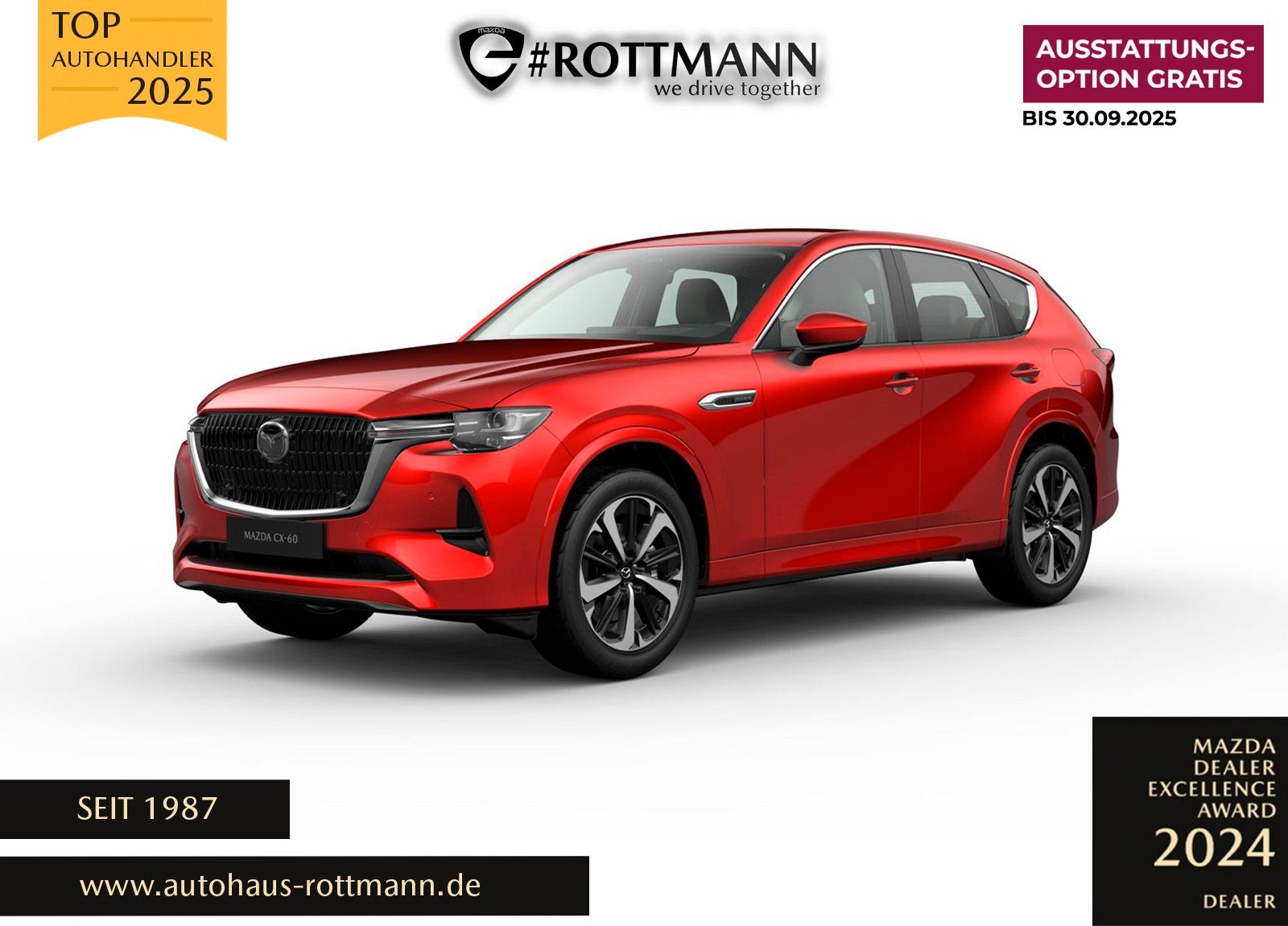 Mazda CX-60 2025 Plug-In PHEV 327ps Aut. AWD Takumi