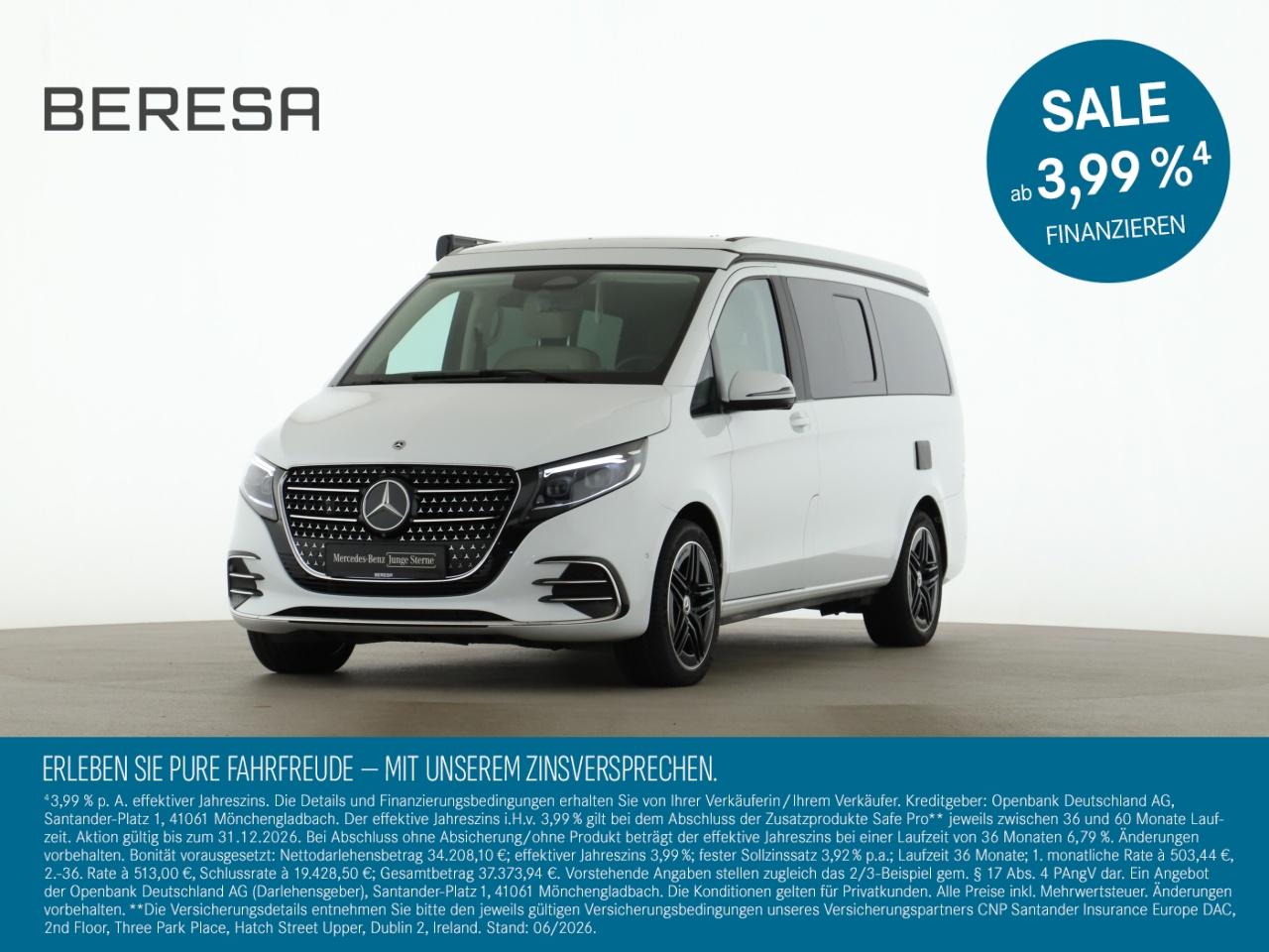 Mercedes-Benz V 300 d Marco Polo 4M AMG StandHz AHK Leder 360°