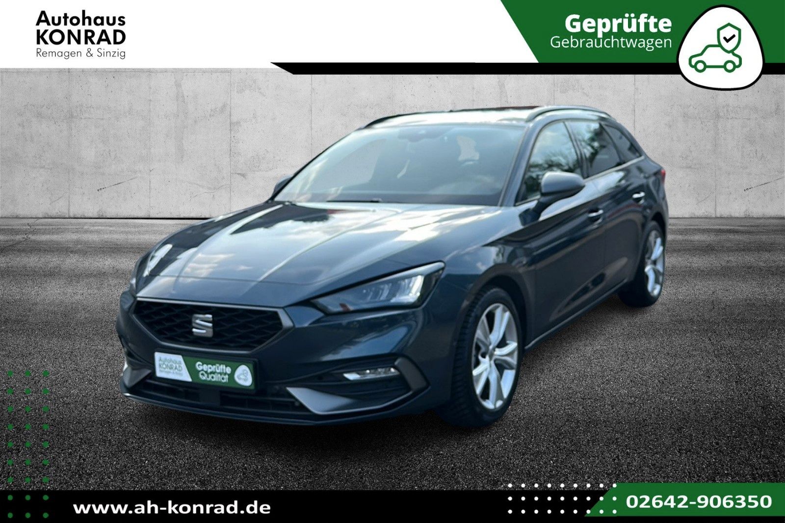 Fahrzeugabbildung SEAT Leon Sportstourer 2.0 TDI 110 kW FR+AHK