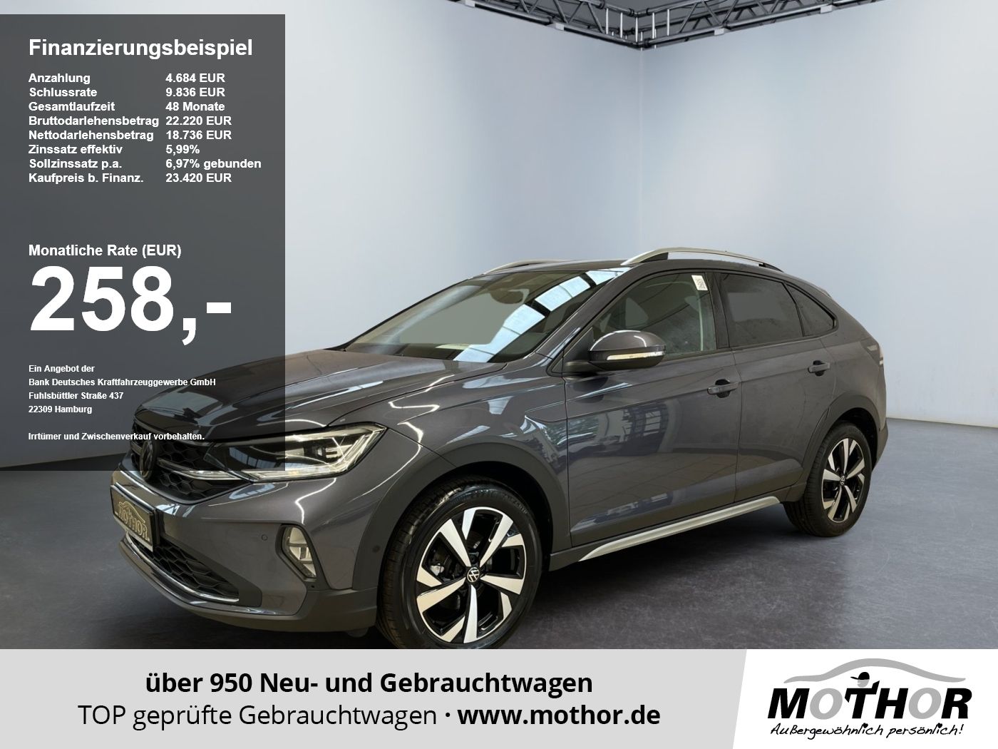 Volkswagen Taigo Style 1.0 TSI DSG ACC MATRIX Rückfahrkamer