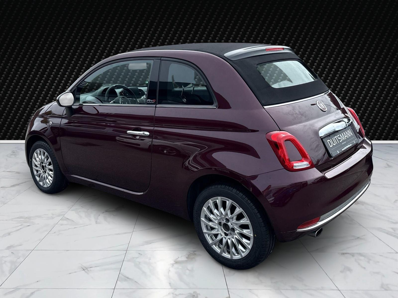 Fiat 500 Faltdach- Neuer TÜV 8 Fach-Bereift