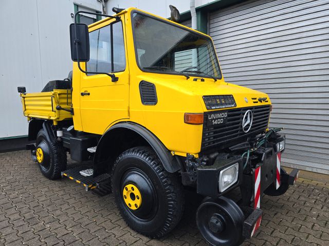 Unimog U 1400 4x4 Zweiwege/Waggensbremsanlge600t