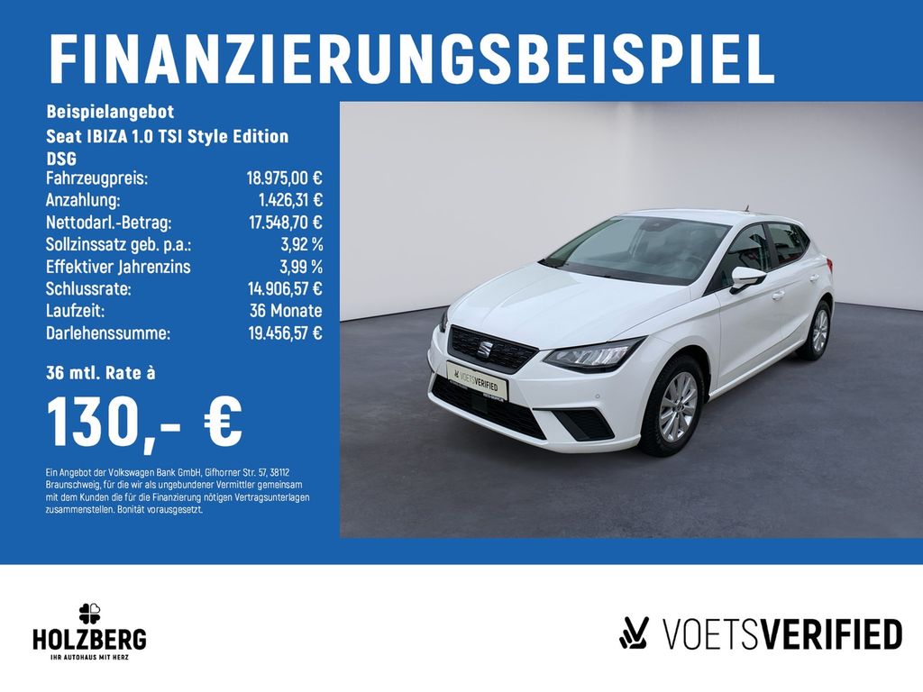 IBIZA 1.0 TSI Style Edition DSG EPH+SHZ+GJR