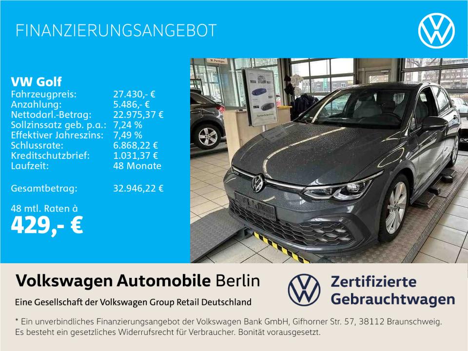 Volkswagen Golf VIII 2.0 TDI GTD (EURO 6d)