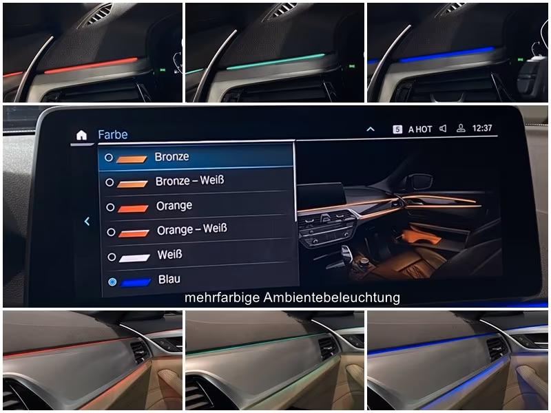 BMW 520 i M-Sport Shadow Laser Pano Memory HUD ACC, миниатюра 17