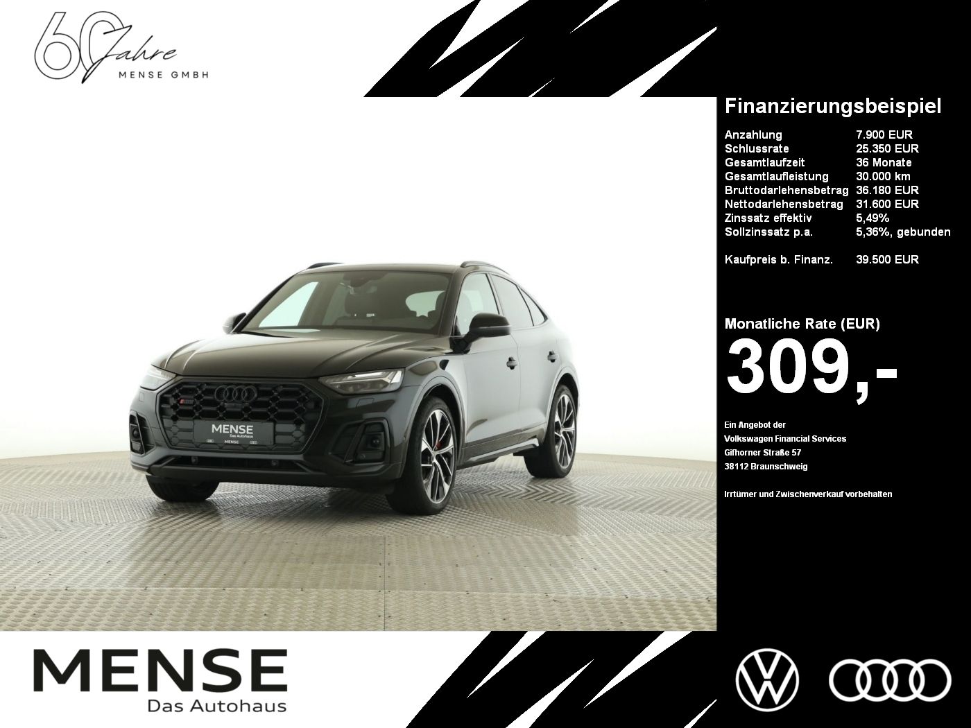AUDI SQ5 Sportback 3.0 TDI quattro 2023 Matrix|AHK|LM