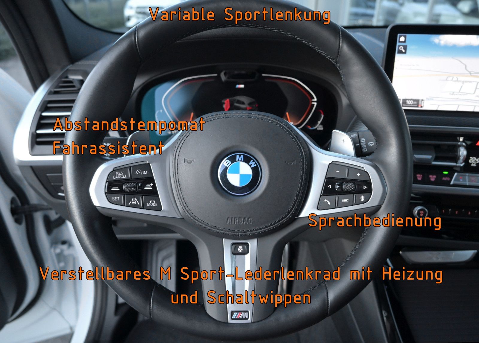 Fahrzeugabbildung BMW X3 xDrive30d M-Sport °ACC°AHK°M-SITZE°STANDHZ°HK