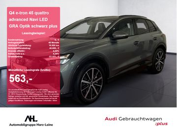 Audi Q4 e-tron 45 quattro advanced Navi LED GRA Optik