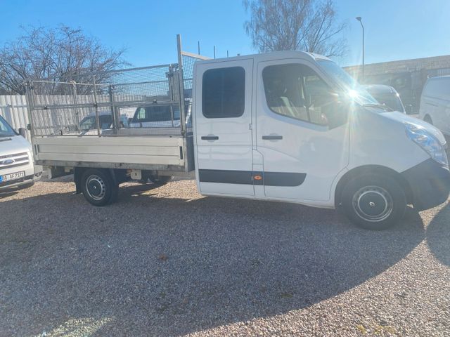 Renault Master III PritscheDoka,AHK1Hd,Laubschutzugitter