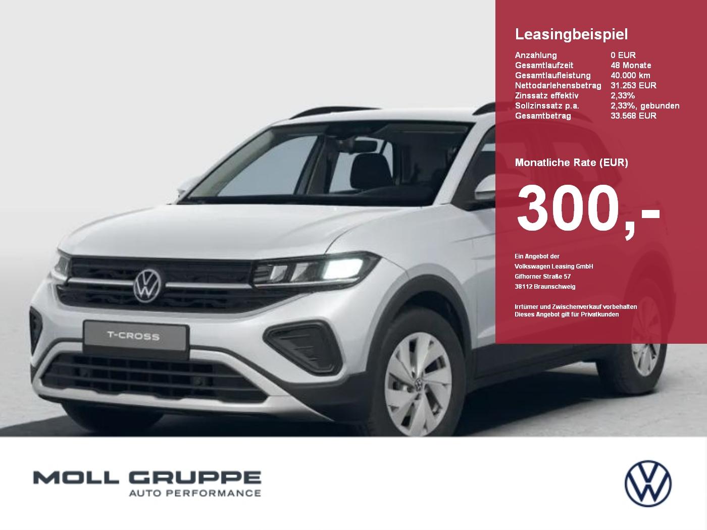 Volkswagen T-Cross Life 1.0 l TSI DSG KLIMA/ACC/AHK/AUT