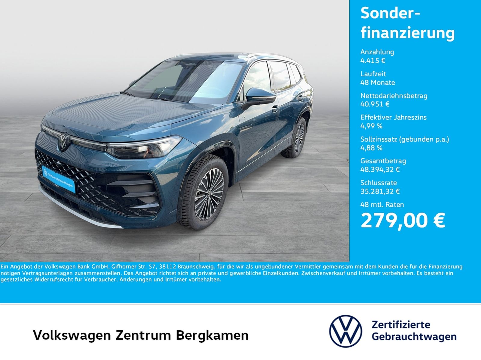 Volkswagen Tayron 2.0 R-LINE 4X4 7SITZE STANDHZ 360CAM LM19 foto 1