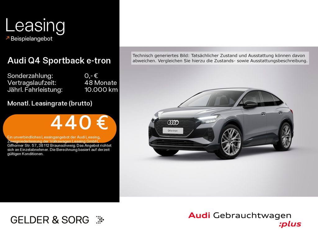 Q4 Sportback 45 e-tron qu. S line 0,25%*AHK*HuD
