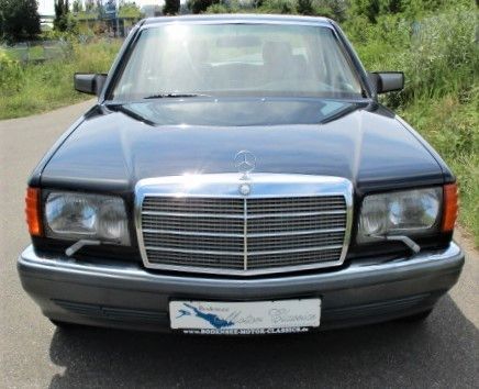 Mercedes-Benz 560SEL,1.Hd,blau904,Leder beige,Std.hzg,H-Zul,D