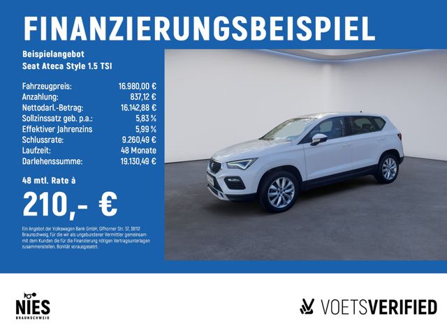 SEAT Ateca Style 1.5 TSI LED+SHZ+NAVI