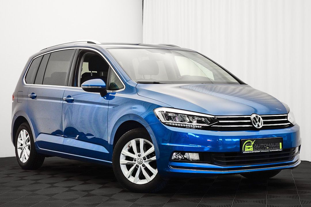 VOLKSWAGEN TOURAN 1.4 TSI 150ch HIGHLINE BVA DSG Sièges chauffants massants 7 places Historique présent - 1ERE MAIN