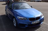 BMW M240i xDrive Cabrio - Vollausst. / AHK / 8-fach  - blaue BMW M240i