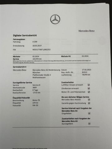 Mercedes-Benz A 200 A -Klasse *NAVI*PDC*SPURASSIST*TEMPOMAT*