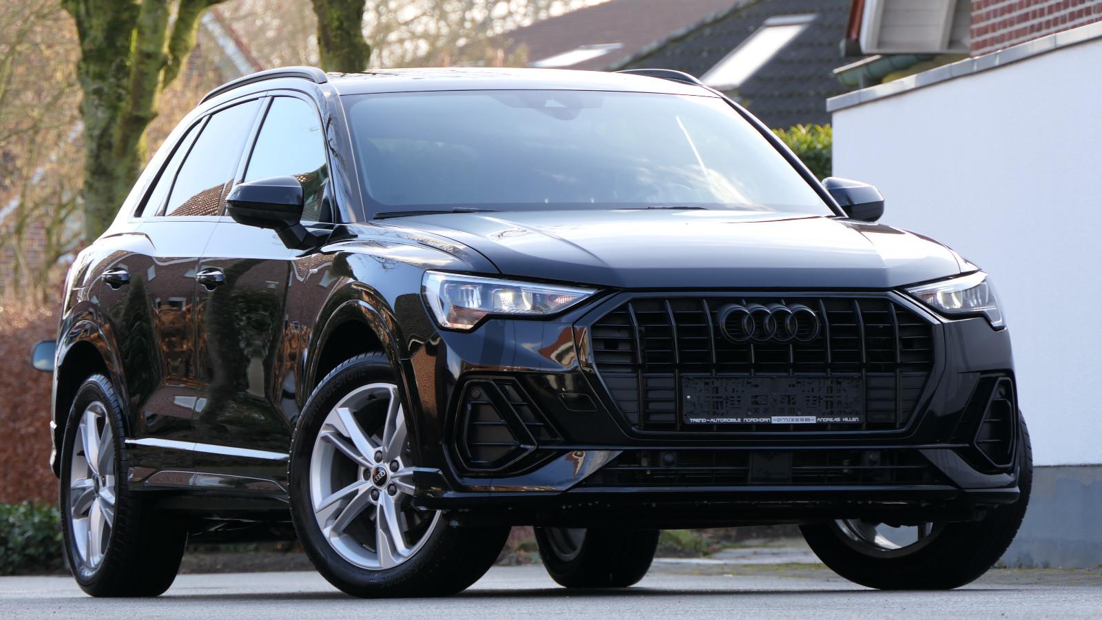 Audi Q3+2x S-LINE+SPORT+BLACK+19"ALU+NAVI+ACC+LEDER+L
