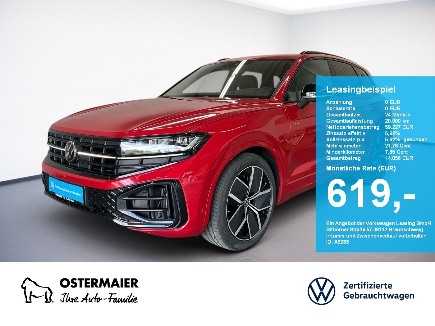 Volkswagen Touareg R-LINE BLACK STYLE 3.0TSI 340PS NP.116T