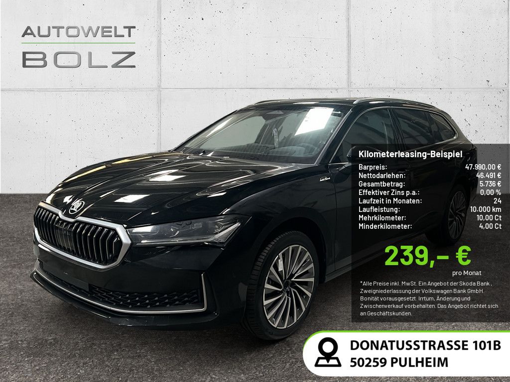 Skoda Superb Combi 2.0 TDI 4x4 L&K MATRIX-LED AHK 360°