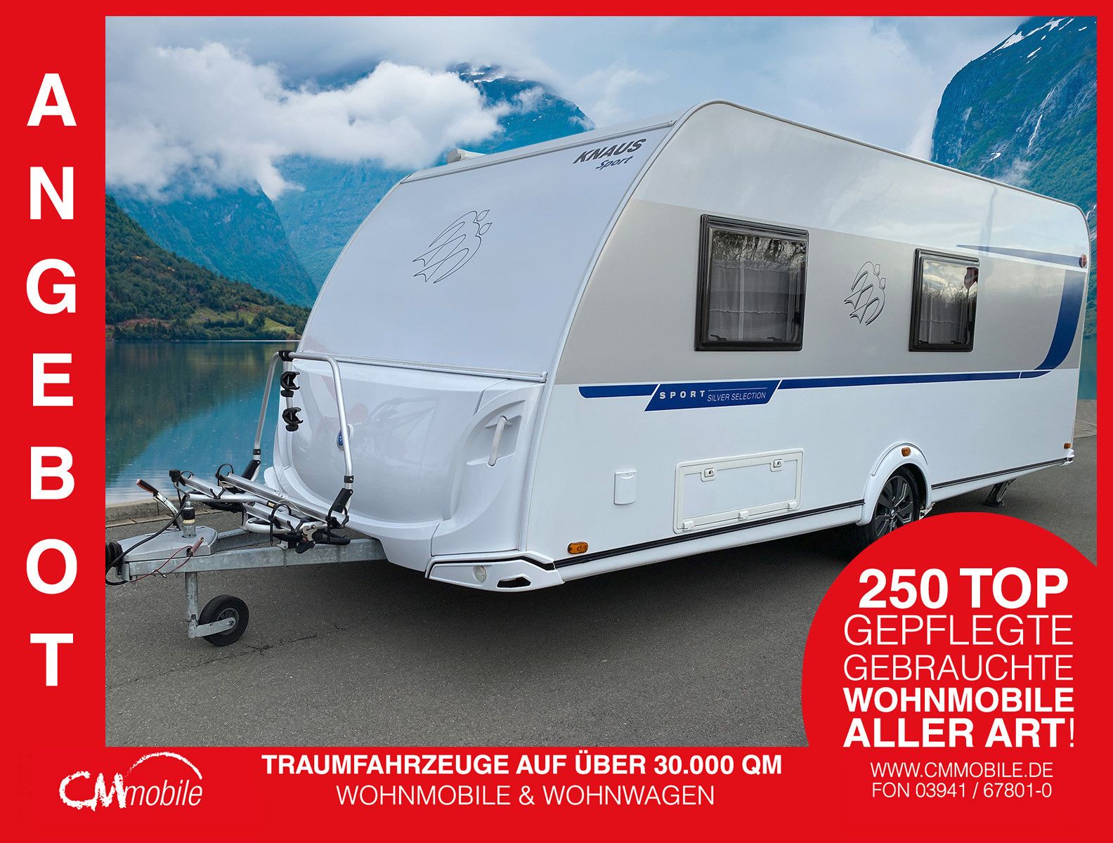 Knaus
 Sport 550 FSK Silver Selection-Fest&Etagenbetten
