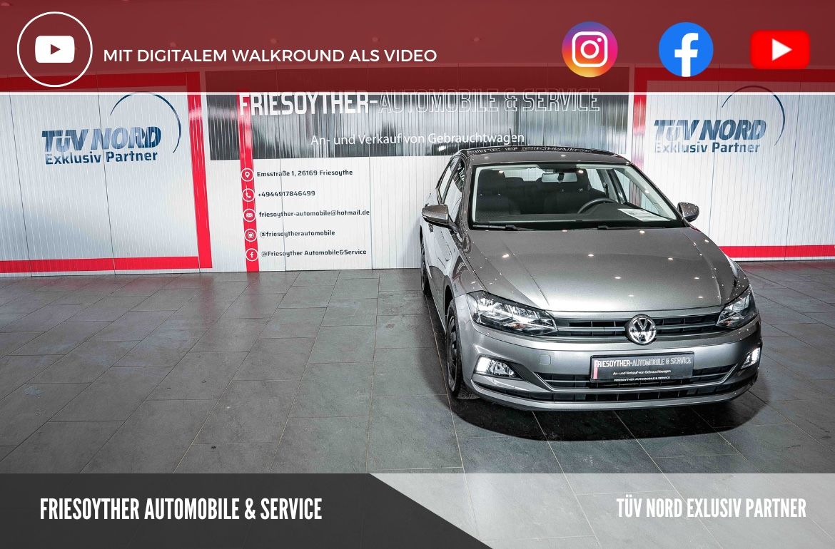 VW Polo VI 1.0 Trendline Klimaanlage Tempomat
