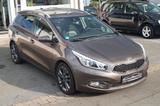 Kia cee'd*Navi*Xenon*T.-Leder*RFK*F1*MFL*S-Heft - mit Diesel-Antrieb: Beige, mit ABS, Kombi, mit Klimaanlage