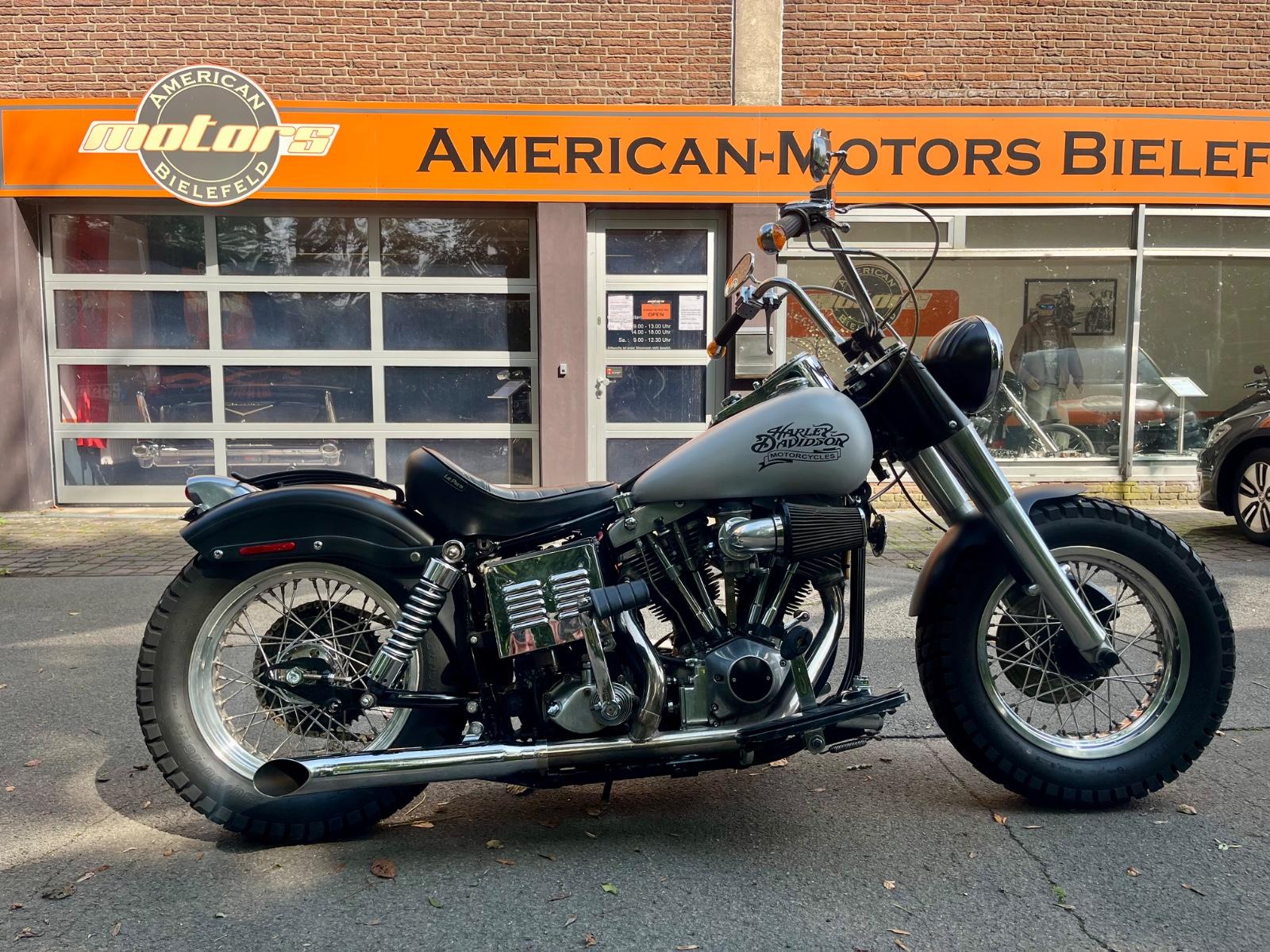 Harley-Davidson FLH Shovel Bobber NEUAUFBAU in 2024! E-STARTER!!