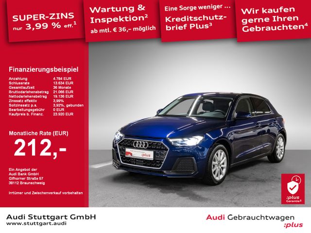 Audi A1 Sportback Advanced 25 TFSI Audi phone box GRA