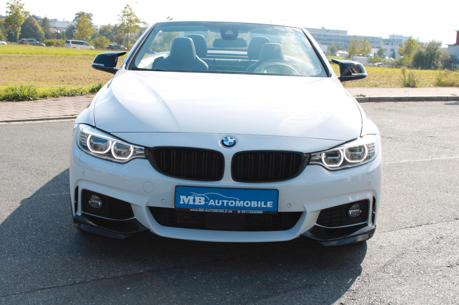 BMW 435i Cabrio M-Paket LED HUD H&K NackenHzg DE.FZ!