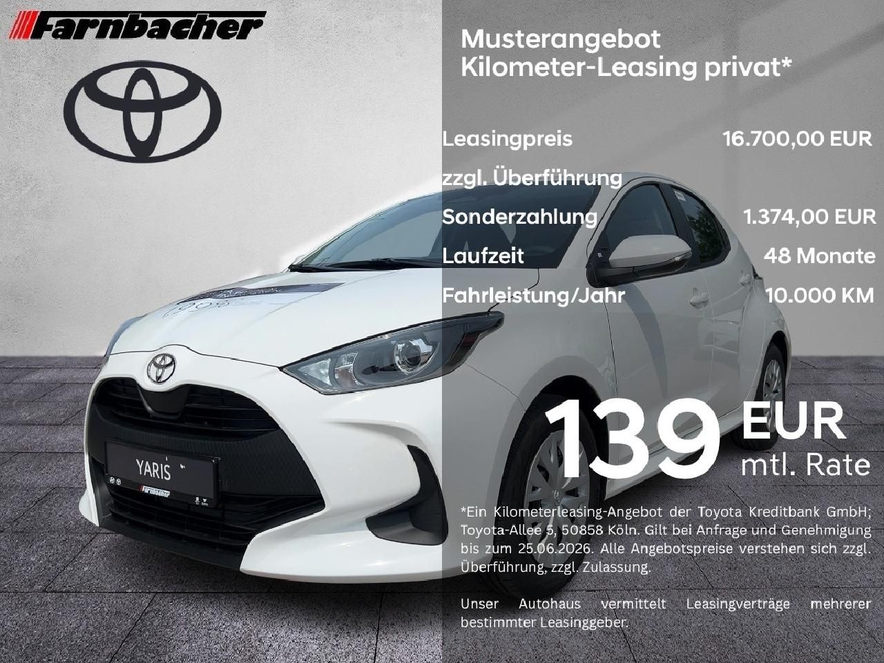 Fahrzeugabbildung Toyota Yaris 1,5 Hybrid Business Edition*