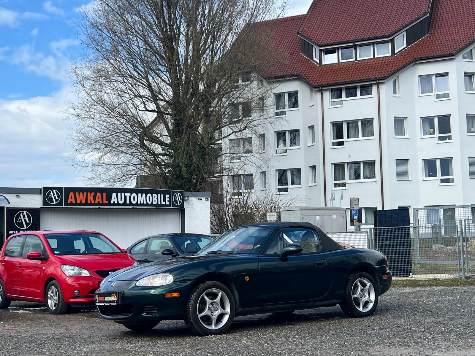 Mazda MX-5, 1.6L,  Neuer TüV, Kabrio,Scheckheft, Leder