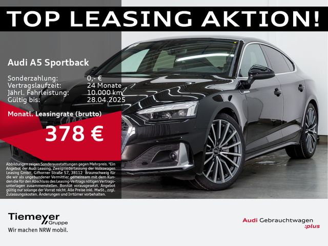 Audi A5 Sportback 40 TDI Q S LINE LEDER MATRIX LM19 e