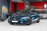 Mercedes-Benz CLA250 SB*AMG-LINE*NIGHT*PANO*LEDER*NAVI*HUD*LED - blaue Mercedes-Benz CLA 250 Shooting Brake