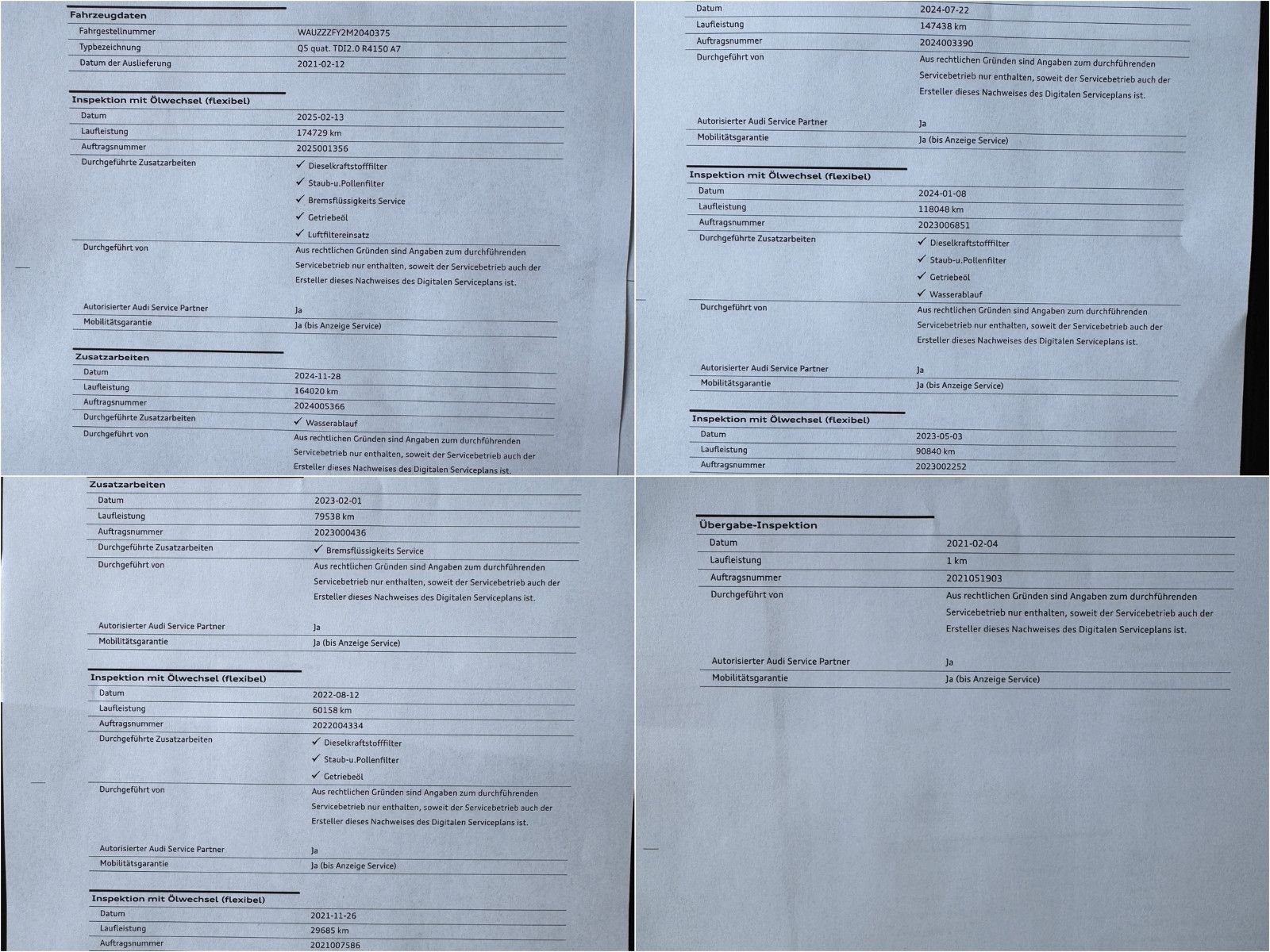 Fahrzeugabbildung Audi Q5 TDI 4X4 ADVANCED SPORT PANO MATRIX B&0 VOLL