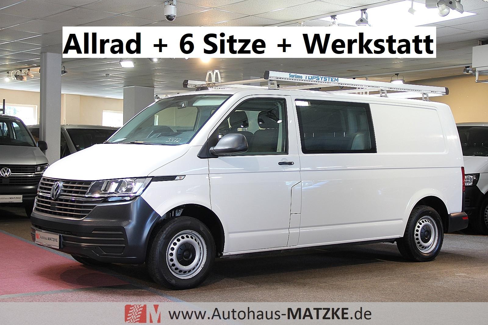 Volkswagen T6.1 4Motion 4x4 Navi 4Sitze AHK Klima Werkst.
