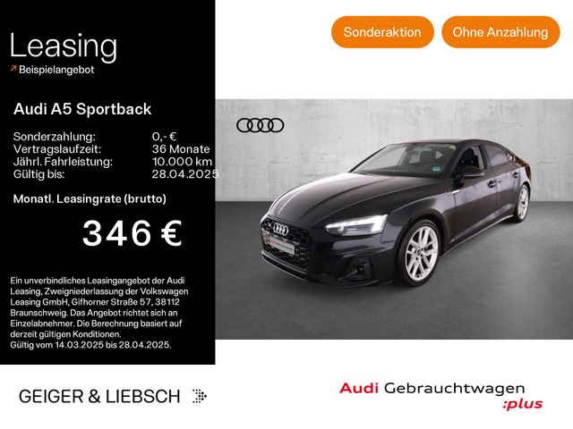 Audi A5 Sportback 40 TFSI quattro S-LINE*MATRIX*OPTIK