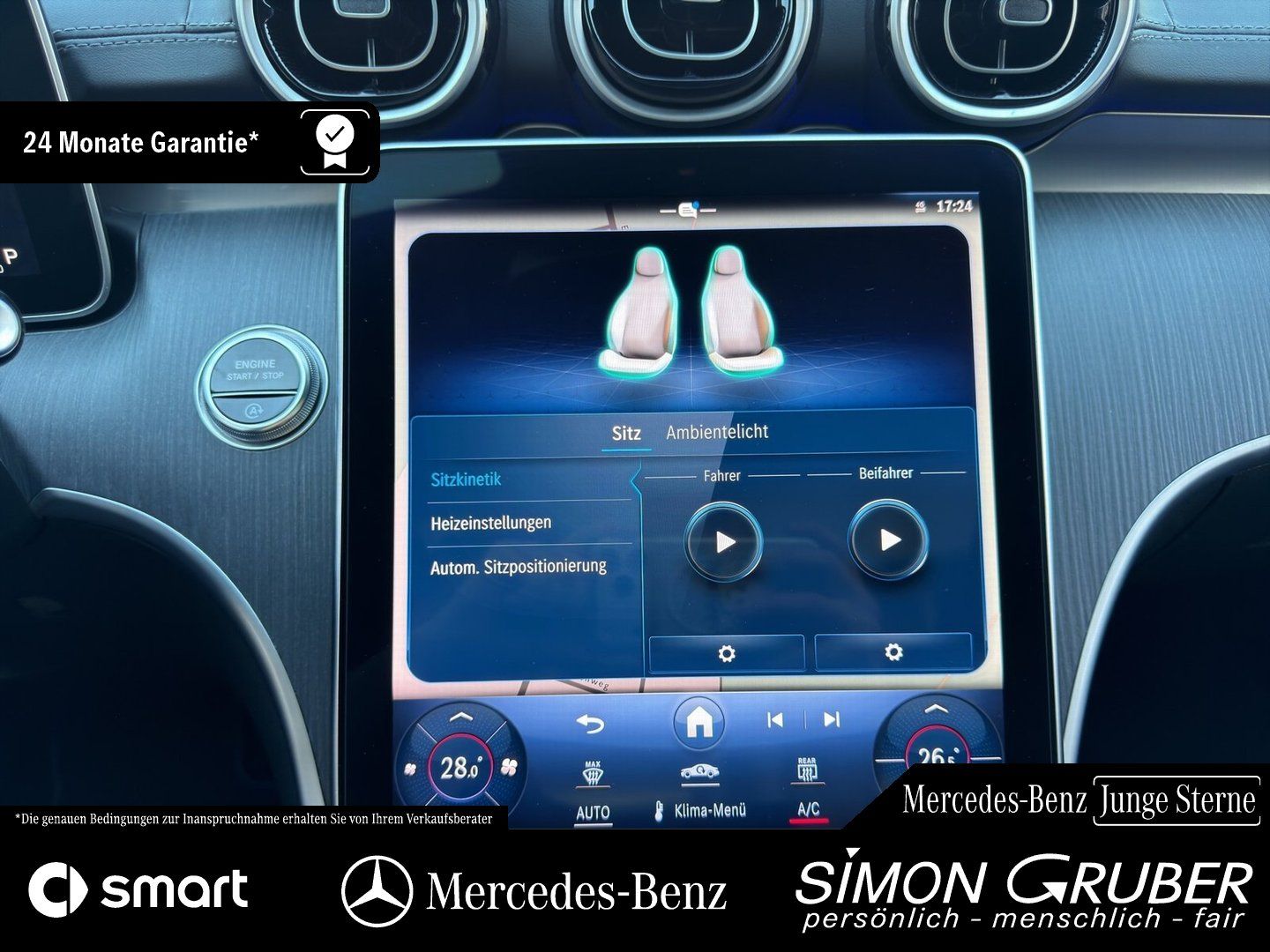 Fahrzeugabbildung Mercedes-Benz C 200 AMG Night Pano Ambi Memory AdSound 19Zoll
