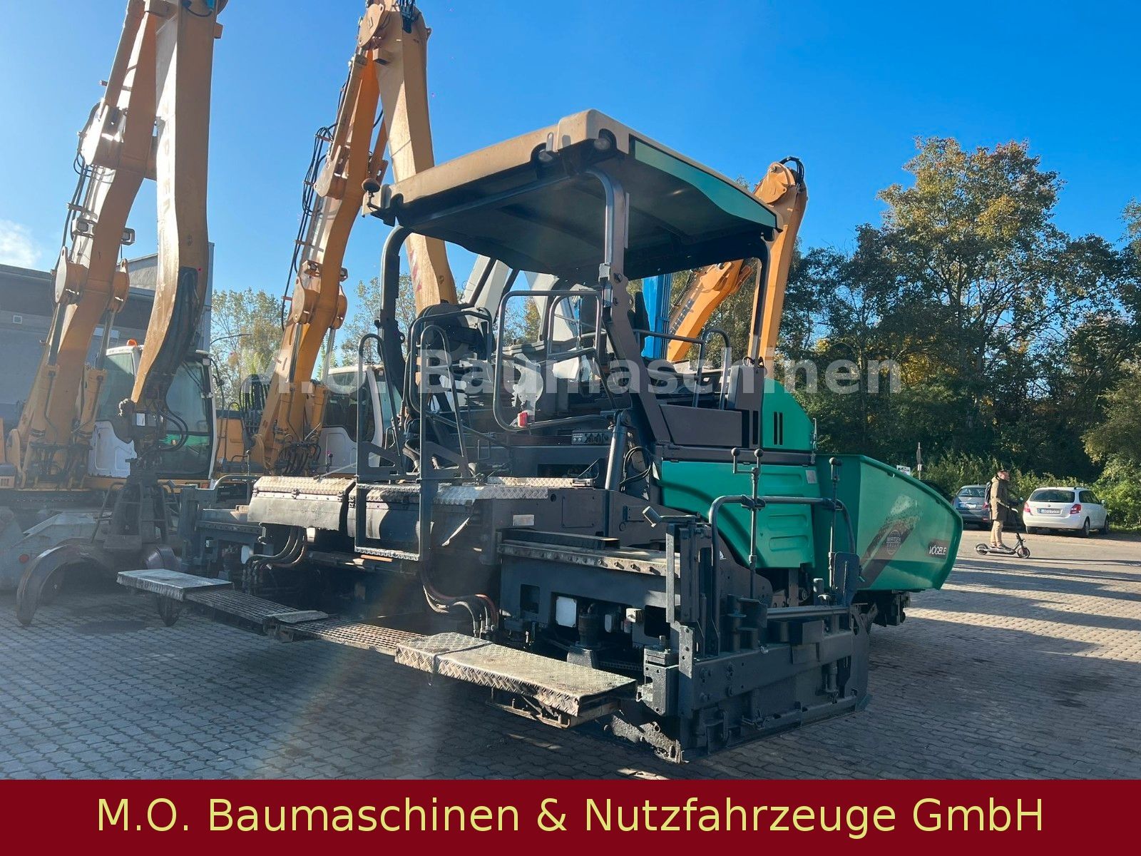 Fahrzeugabbildung Vögele Super 1800-2 / 2x Display / 2x Sensor /2x 50 cm/