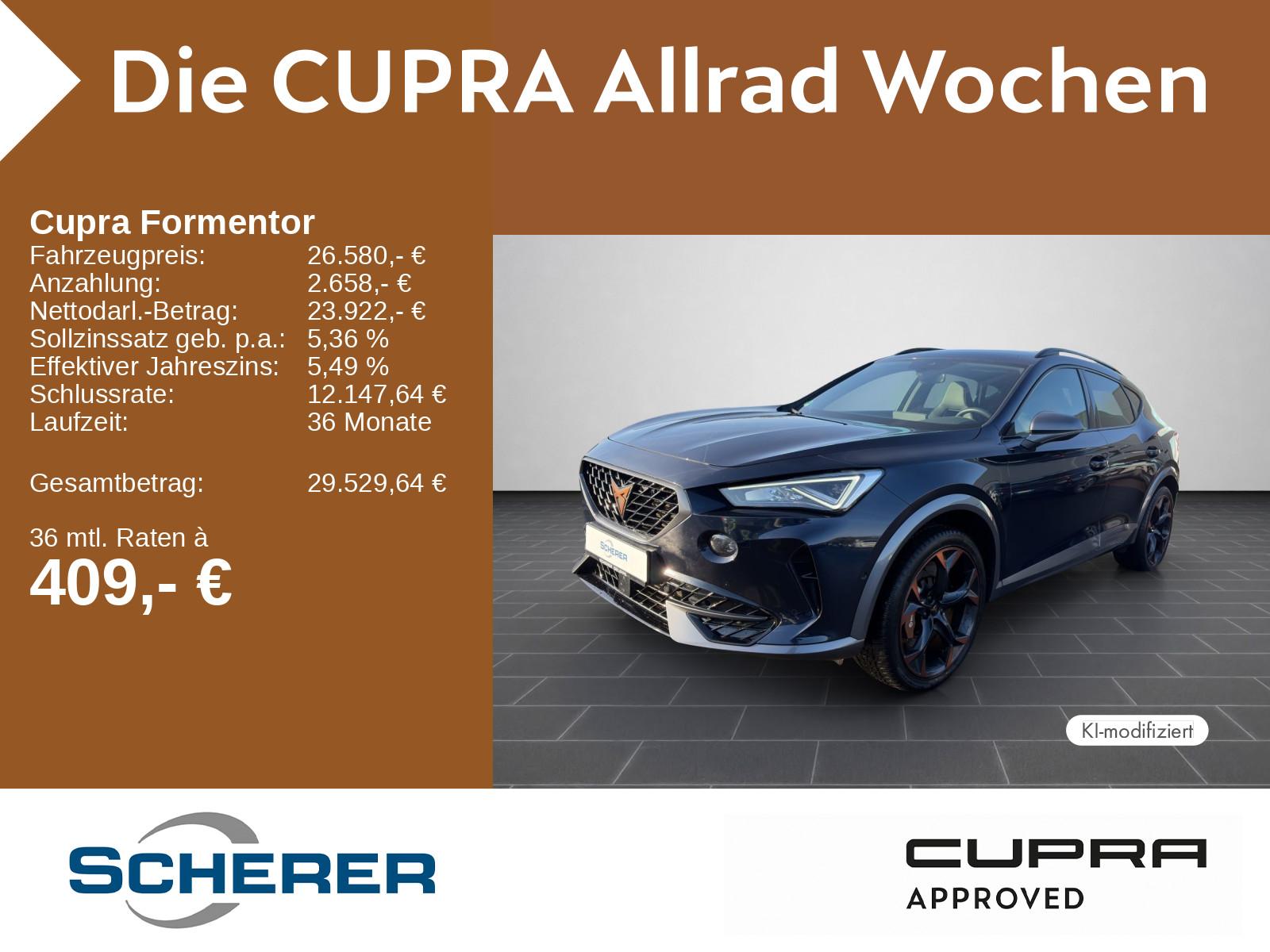 Cupra Formentor VZ 2.0 TSI DSG 4Drive BREMBO SHZ NAVI