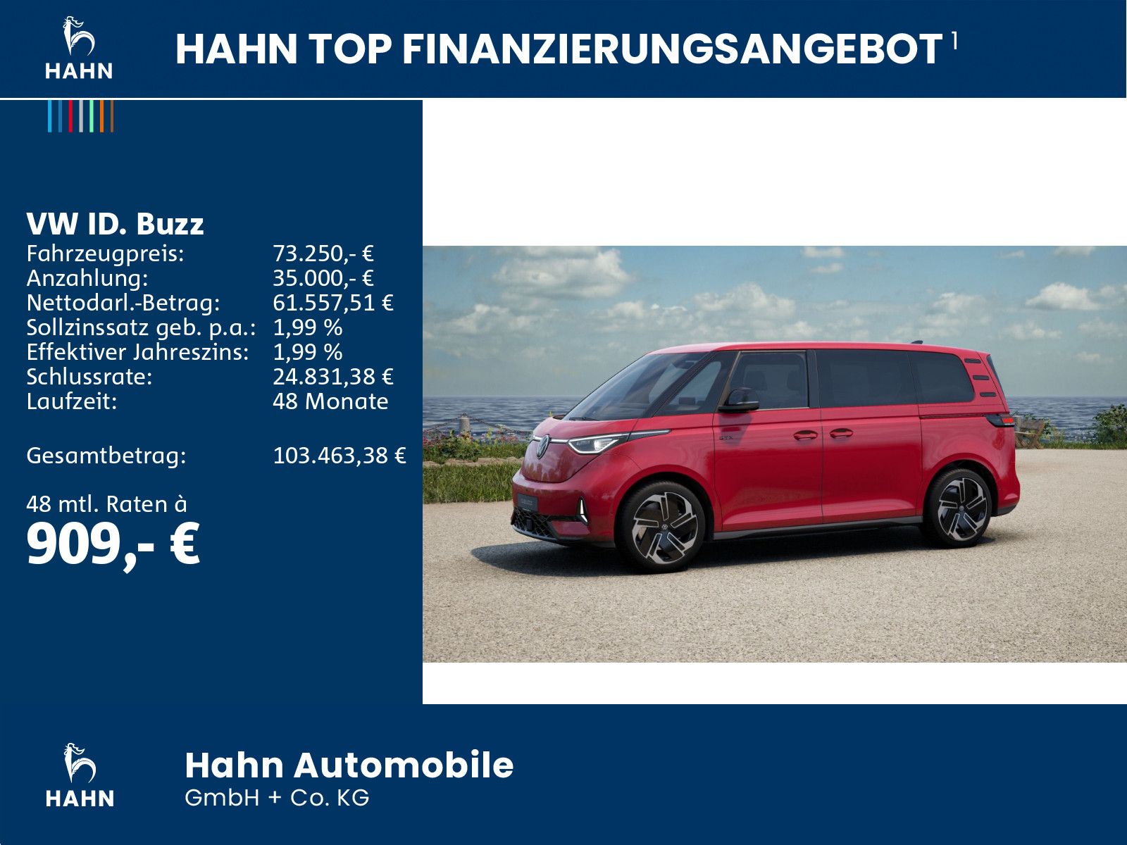 Volkswagen ID. Buzz GTX 4MOTION 250 KW KR Wärmepumpe Anhäng imagem 2