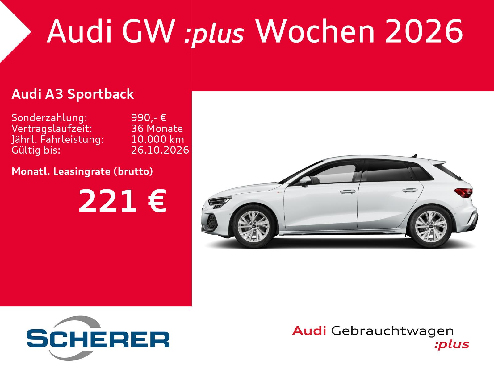 Audi A3 Sportback TFSI S line S tronic SONOS HUD KAME, миниатюра 6