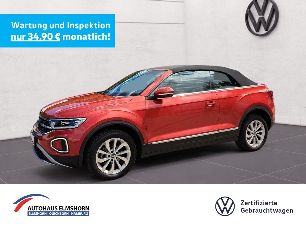 Volkswagen T-Roc Cabriolet Style 1.0 TSI AHK NAV APP LED GJ