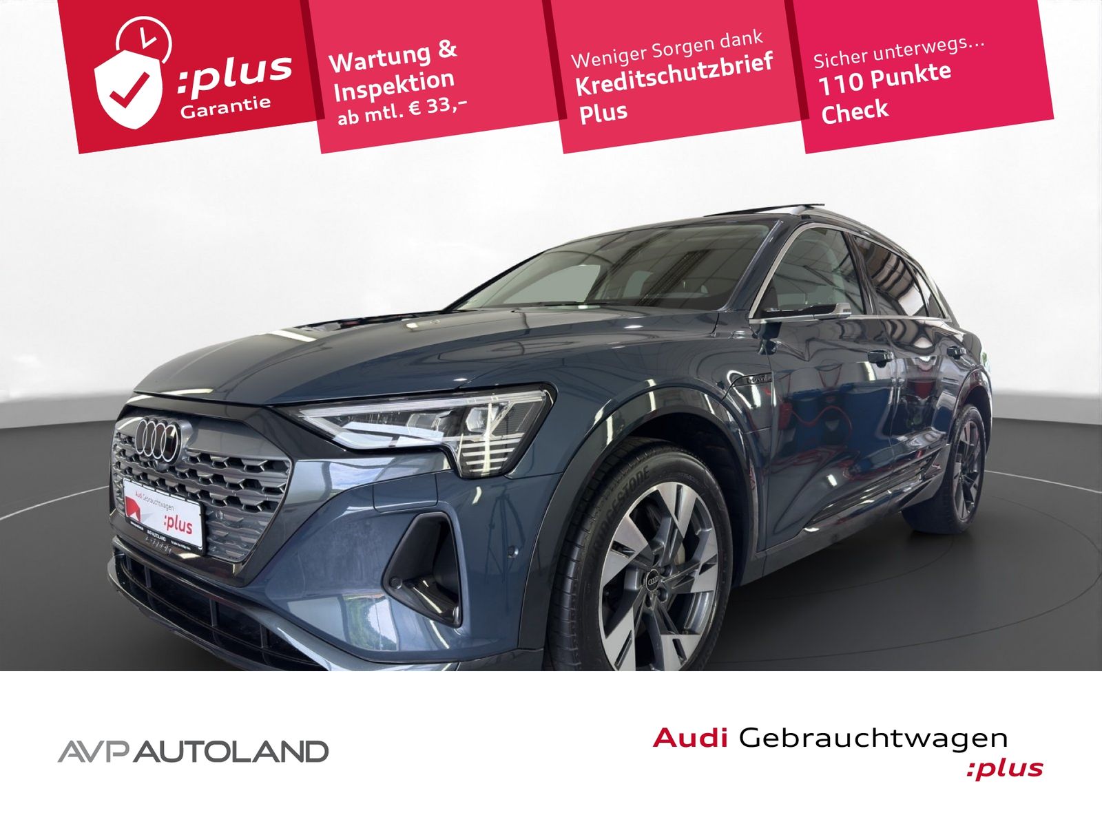 Audi Q8 e-tron 55 quattro advanced | AHK | LED