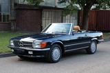 Mercedes-Benz 500SL R107 *904 Dunkelblau*Leder Dattel*Klima* - Mercedes-Benz 500 Gebrauchtwagen