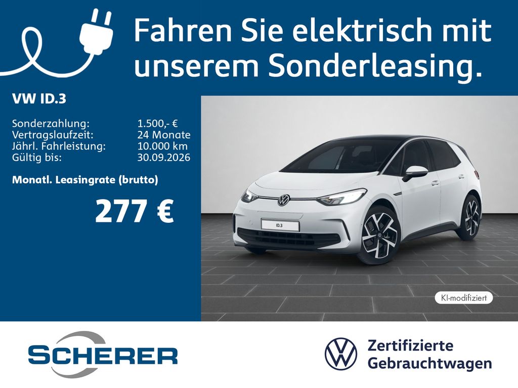 Volkswagen ID.3 MOVE PRO SOH 92 % LED NAVI REAR VIEW SHZ AC