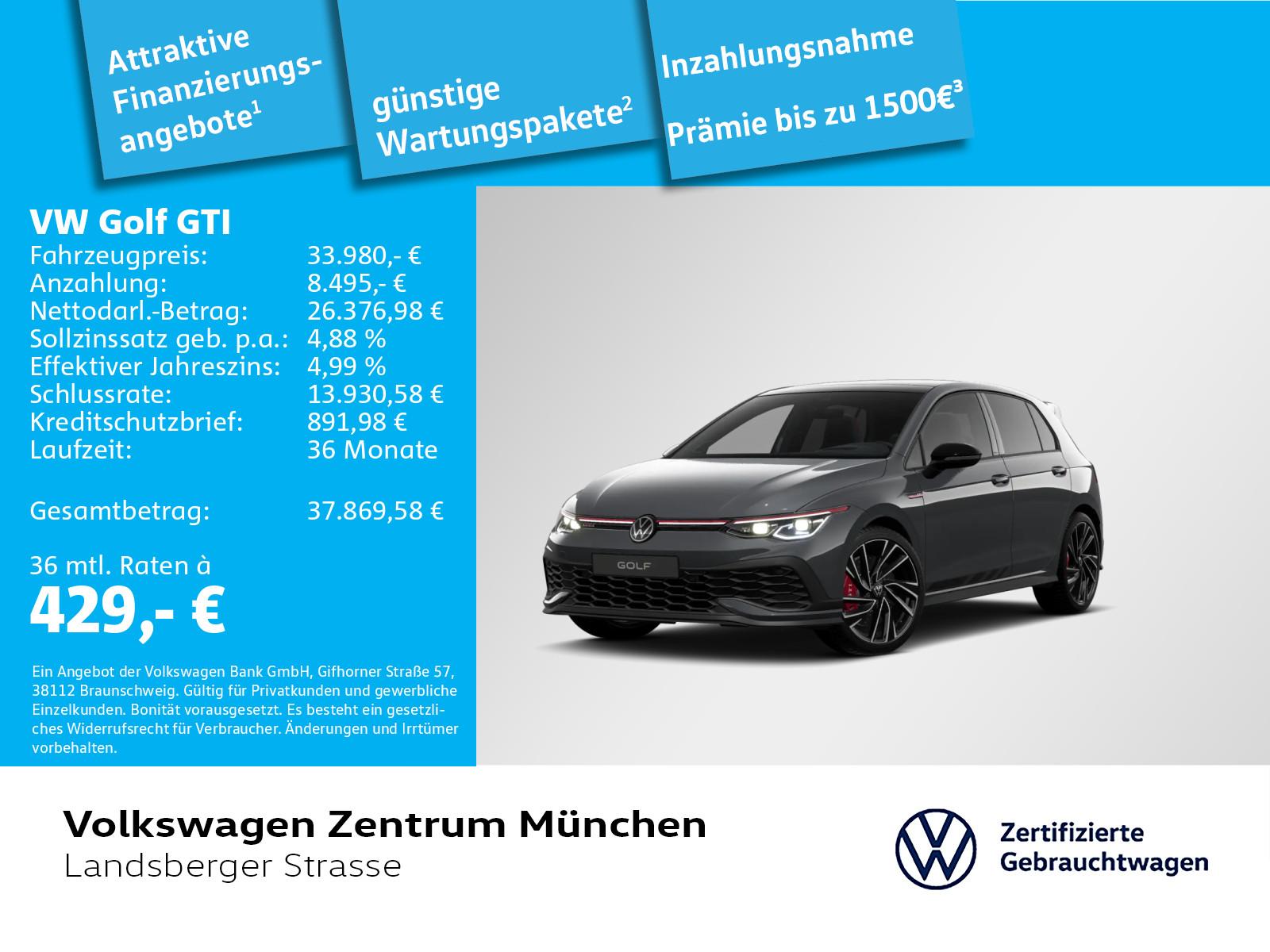 Volkswagen Golf VIII GTI Clubsport 2.0 TSI H&K IQ.Light Nav
